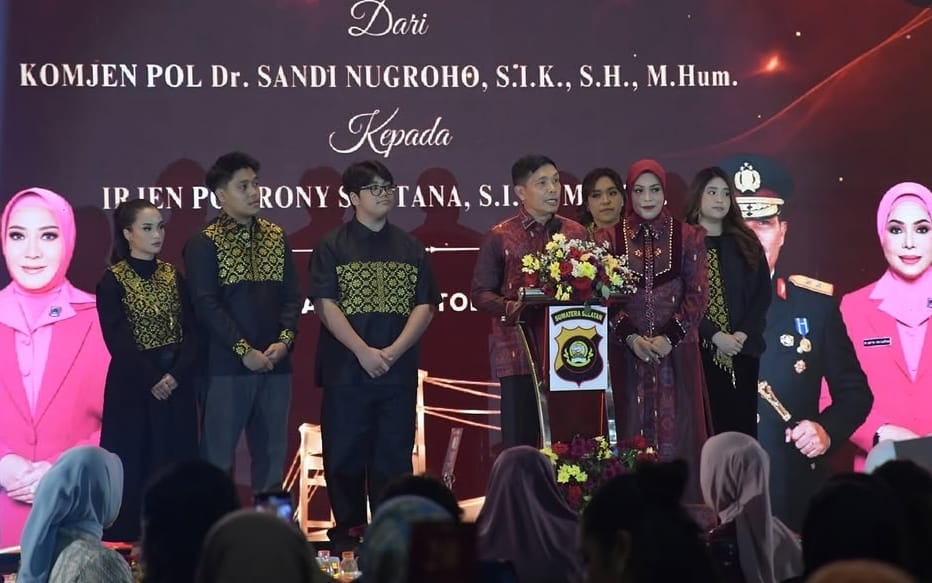 Kabut Asap Sumsel Kendala Keluarga Kapolda di Malam Kenal Pamit, Irjen Rony Ajak Warga Baca Al-Fatihah