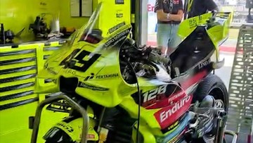 Intip Garasi Pertamina Enduro VR46 Jelang Sprint Race MotoGP Mandalika