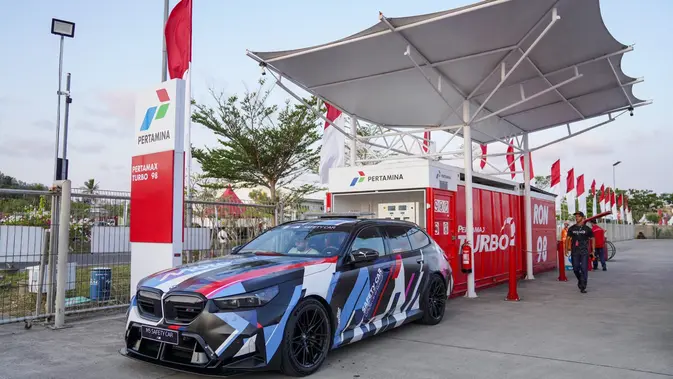 Pertamina Pasang SPBU Modular Pertamax Turbo di Sirkuit Mandalika
