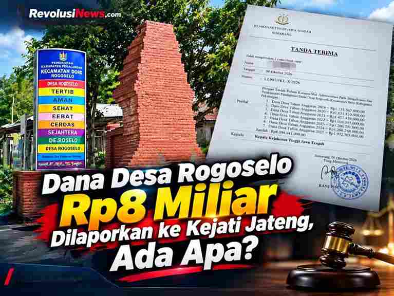 Warga Doro Laporkan Dugaan Penyimpangan Dana Desa Rogoselo Rp8 Miliar ke Kejati Jateng