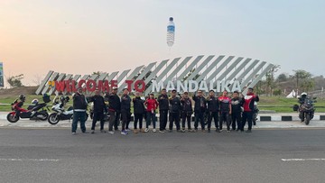 Ratusan Rider Mandalika Ride Out Tuntaskan 1.400 Km dari Jakarta ke Lombok