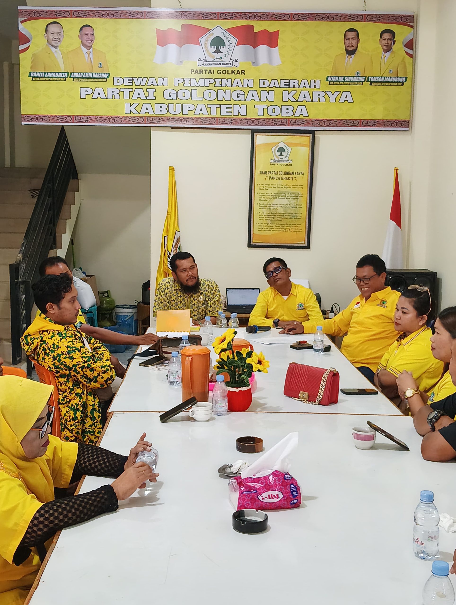 DPD Golkar Sumut Tunjuk Alfan Sihombing Plt Ketua Golkar Toba, Revitalisasi 16 Pengurus Kecamatan Dikebut Sebelum Musda V
