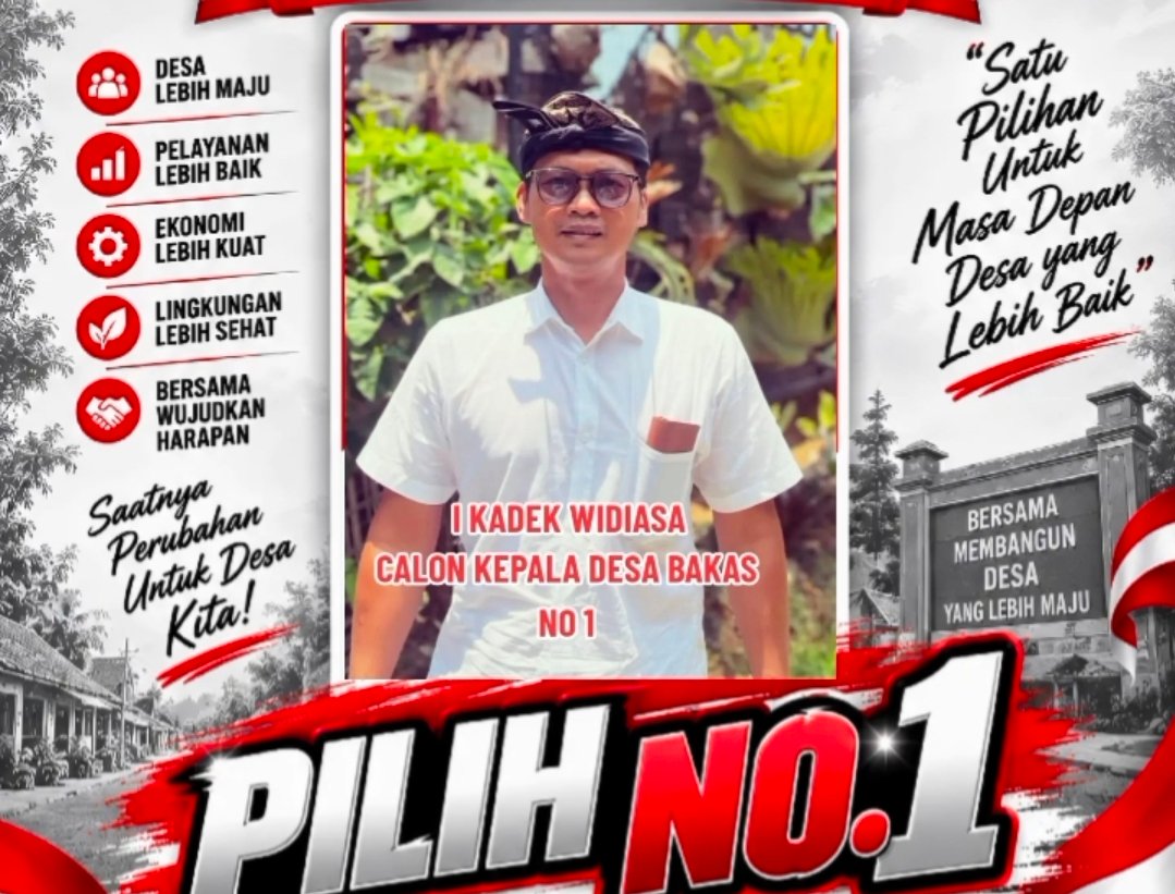Calon Perbekel Klungkung Kadek Widiasa Siapkan Desa Bakas Jadi Penyangga Pusat Kebudayaan Bali
