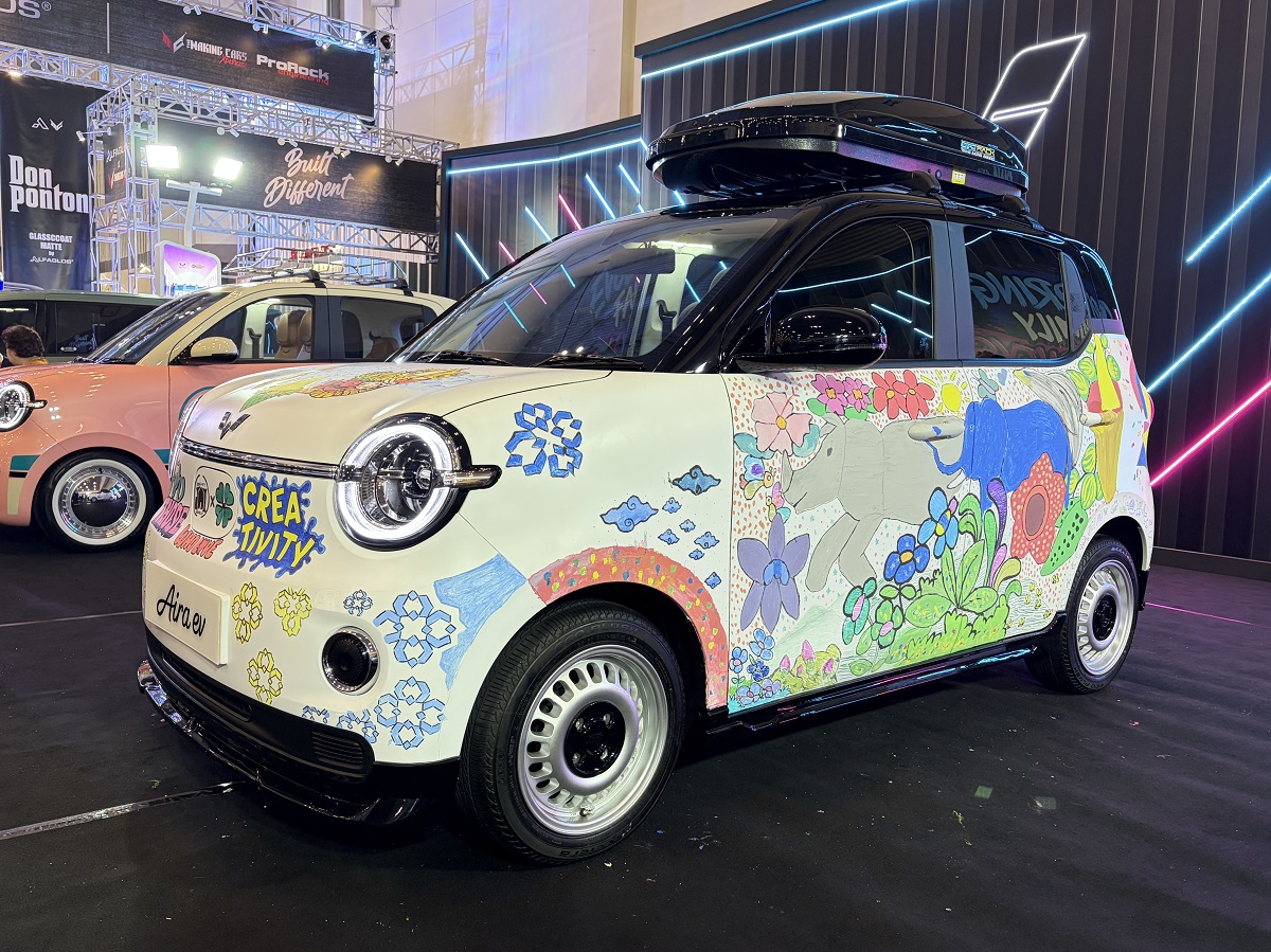 Wuling Aira ev Tampil Modifikasi di IMX 2026, Kolaborasi Otoproject dan SOVLO