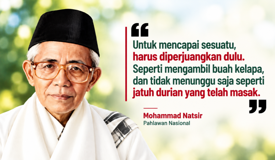 Mohammad Natsir: Perdana Menteri Kelima RI yang Menulis 45 Buku dan Menolak Tiga Kali Jadi Menteri