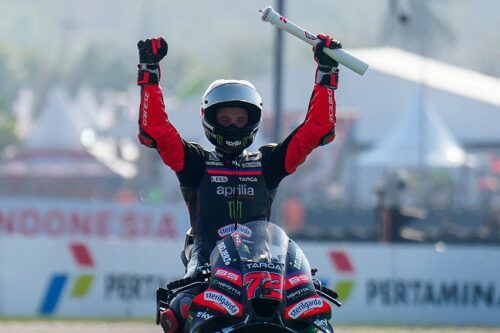 Marco Bezzecchi Menang MotoGP Indonesia 2026, Aprilia Kuasai Empat Posisi Terdepan