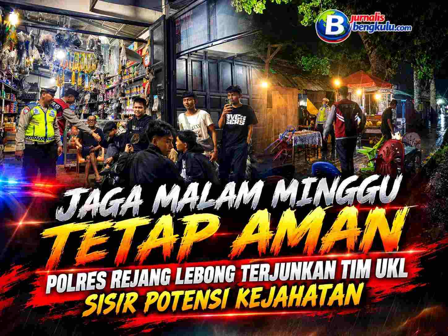 Polres Rejang Lebong Kerahkan Tim UKL Patroli Malam Minggu, Sisir Balap Liar hingga Premanisme
