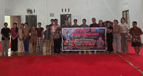 Kapolres Gumas Ingatkan Umat Hindu Kaharingan Tak Buka Lahan dengan Membakar, Pelanggar Terancam Sanksi Hukum