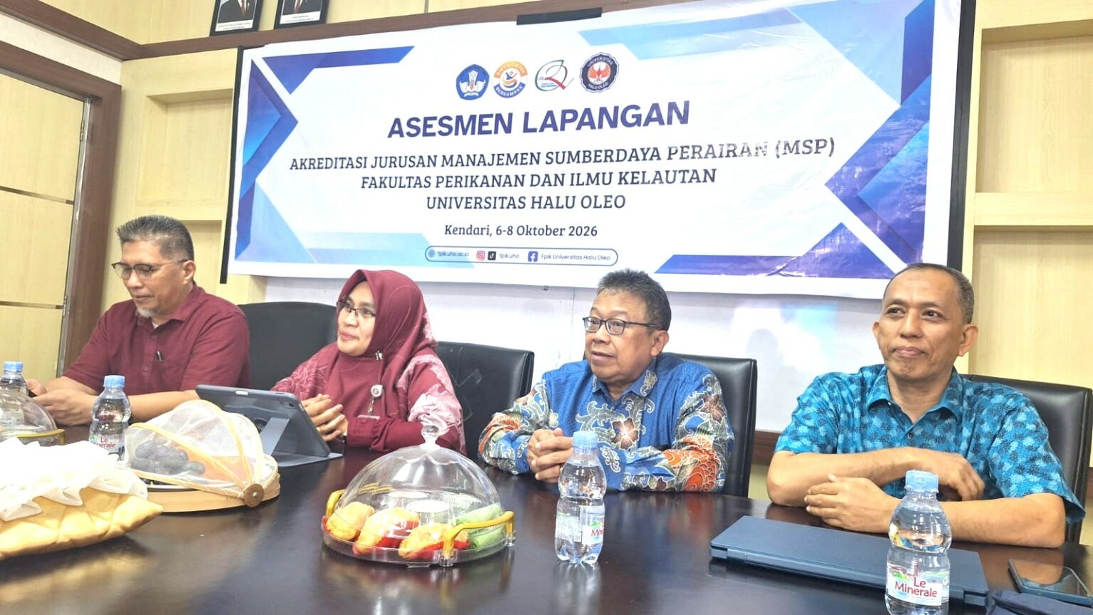 Prodi Manajemen Sumber Daya Perairan FPIK UHO Jalani Asesmen Lapangan Akreditasi LAM PTIP 6-9 Oktober 2026