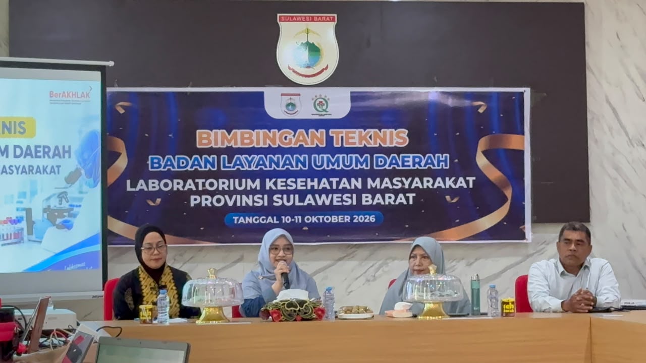 DKPPKB Sulbar Gelar Bimtek BLUD, Labkesmas Siapkan Tata Kelola Menuju Layanan Mandiri