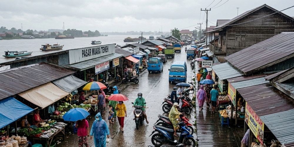Prakiraan Cuaca Kalteng: Hujan Ringan Guyur Barito Utara dan Murung Raya, 12 Kabupaten Lain Berkabut Asap
