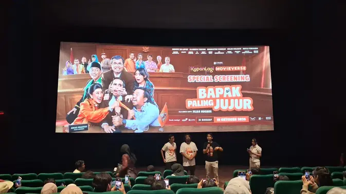 Special Screening Bapak Paling Jujur Bareng Movieverse Penuhi Satu Studio