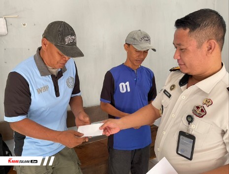 Rutan Mamuju Beri Premi ke Warga Binaan Pengelola SAE Ketahanan Pangan
