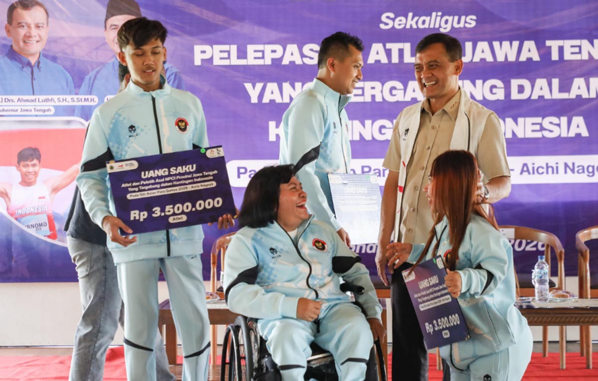 34 Atlet Paralimpik Jawa Tengah Berlaga di 9 Cabor Asian Para Games 2026 Nagoya, Target 4 Emas