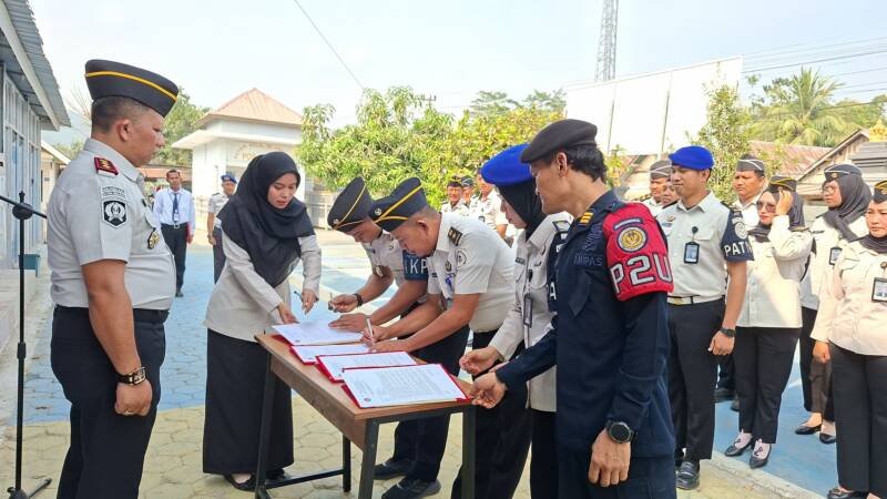 Rutan Unaaha Teken Pakta Integritas Zero HALINAR, Pengawasan Blok Hunian Diperketat