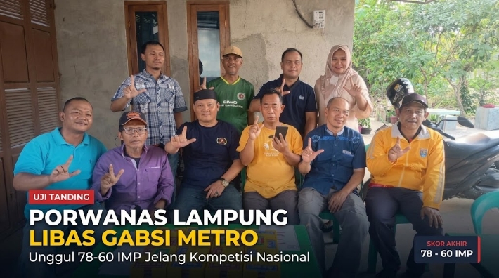 Tim Bridge Porwanas Lampung Libas GABSI Kota Metro 78-60 di Laga Pemanasan Menuju Porwanas Nasional