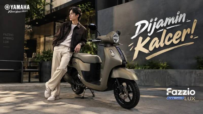Yamaha Fazzio Lux Titanium Doff: Skuter Hybrid 20 Jutaan untuk Komuter Palembang