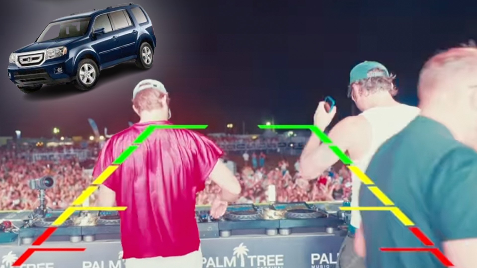Kamera Mundur Honda Pilot 2010 Dipakai Rekam Konser, Hasilnya Sinematik