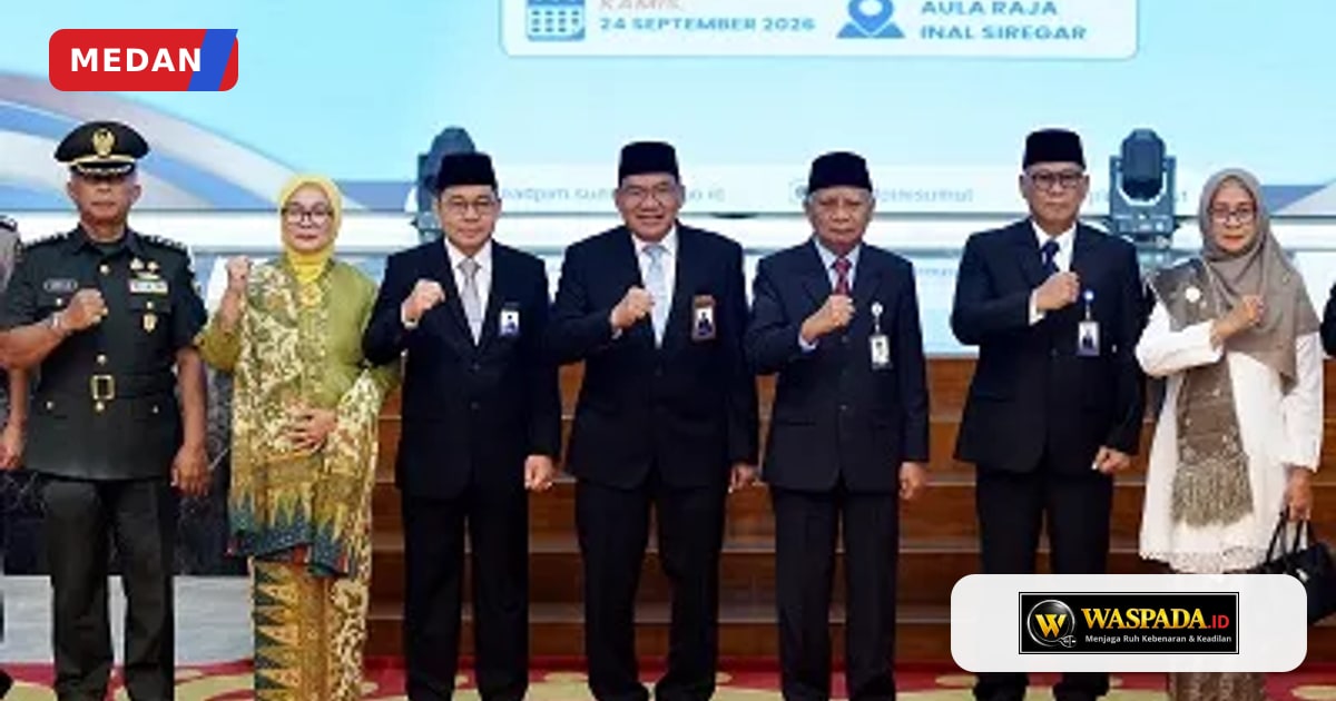 Wagub Sumut Surya Kukuhkan Rusdy Sofyan sebagai Kepala Perwakilan BPKP Sumut