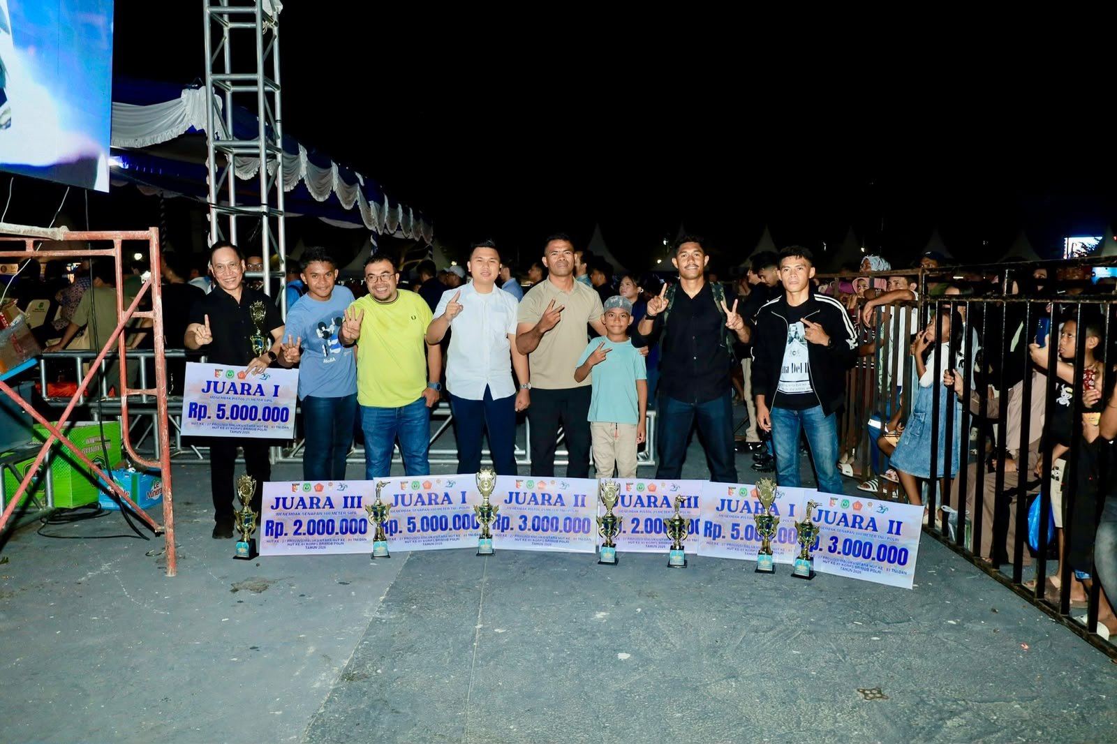 Brimob Polda Maluku Utara Raih Dua Gelar Lomba Menembak HUT ke-27 Malut di Ternate