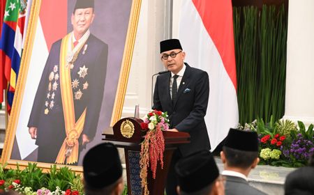 Menlu Arrmanatha Nasir Pidato Perdana, Tegaskan Diplomasi Berprinsip di Tengah Dunia Tak Menentu