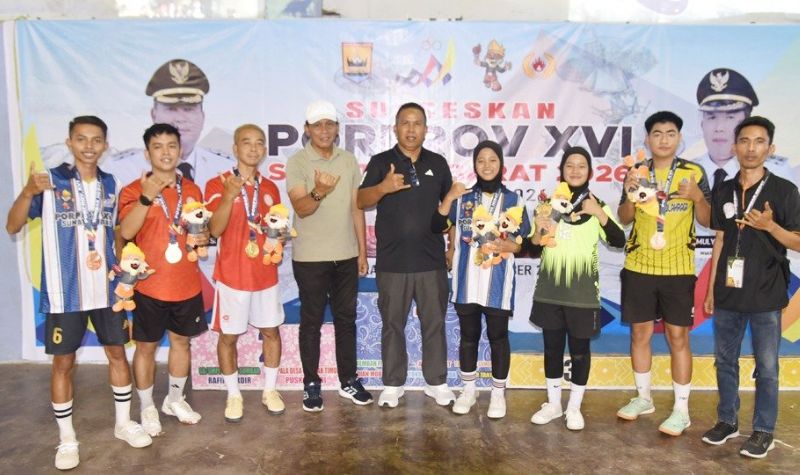 Kota Pariaman Tuan Rumah Teqball Porprov Sumbar 2026, Bawa Pulang 4 Medali Emas dan Perunggu