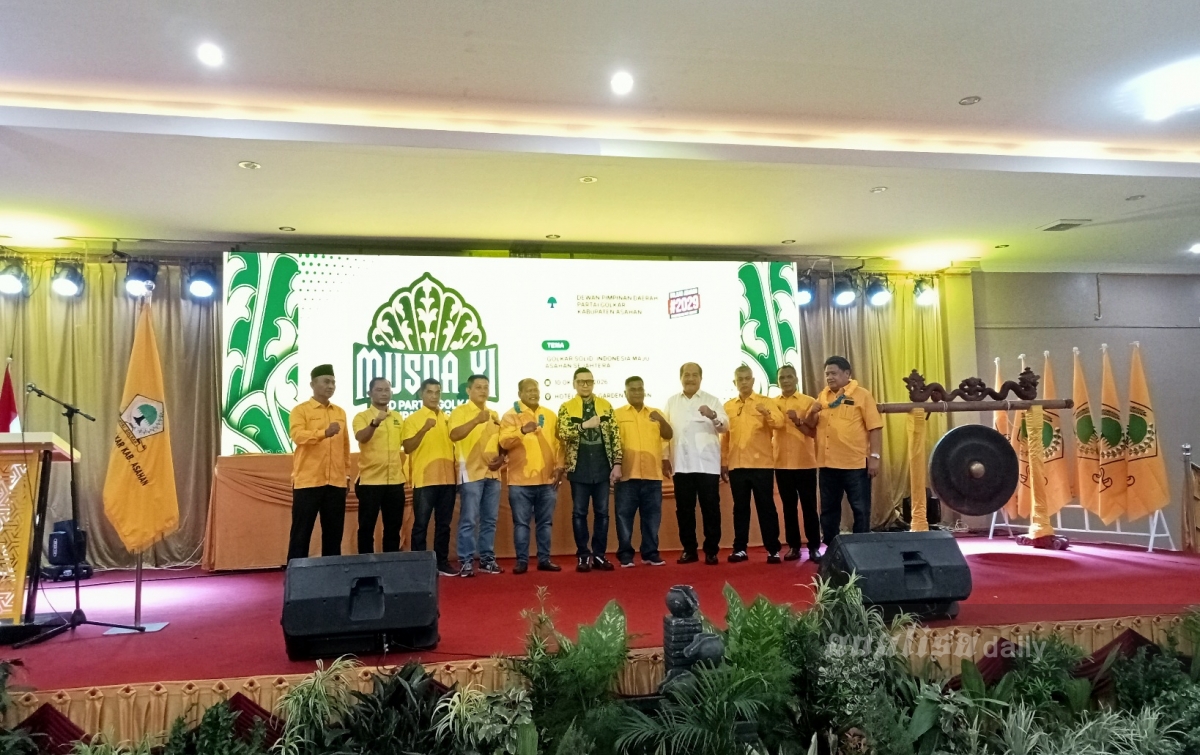 Efi Irwansyah Pane Kembali Pimpin Golkar Asahan 2025-2030, Target 12 Kursi DPRD di Pemilu 2029
