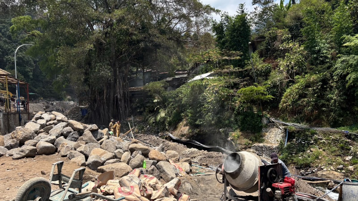 Revitalisasi Wisata Guci Tegal Dikebut, Pancuran 5 dan Jembatan Pancuran 13 Dikejar Rampung Awal Desember 2026
