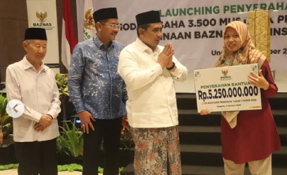 Baznas Jateng Salurkan Modal Usaha Rp 10,5 Miliar ke 3.500 Mustahik, Wagub Taj Yasin Dorong Naik Kelas Jadi Muzakki