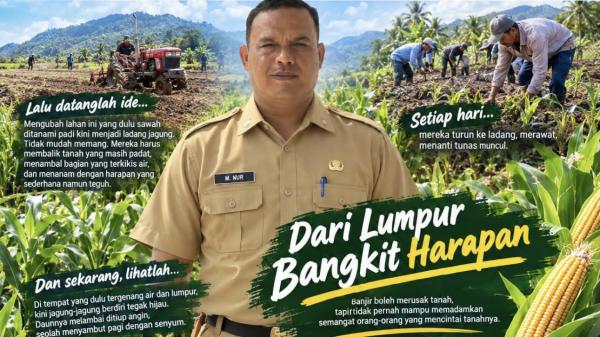 Bupati Pidie Jaya Sibral Malasyi Tunjuk M Nur Pimpin Dinas Pertanian, Fokus Pulihkan Sawah Pascabanjir
