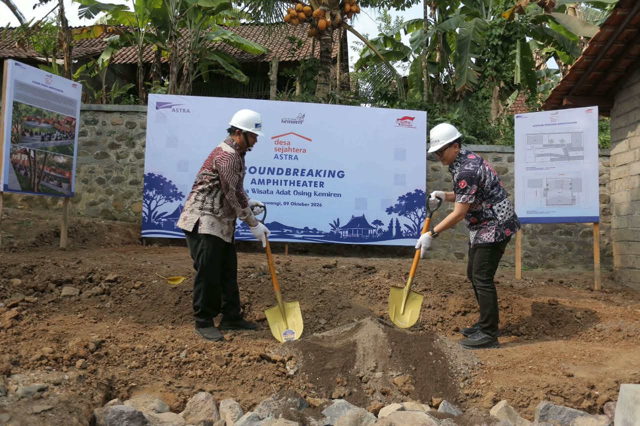 Astra Bangun Amphitheater Budaya Osing di Desa Kemiren Banyuwangi