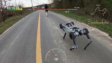 Robot RAIBO2 Selesaikan Maraton 42,2 Km Sekali Cas Baterai