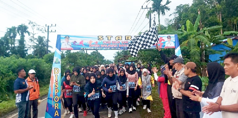 719 Pelari dari Aceh Jaya hingga Subulussalam Meriahkan Fun Run Hari Jadi ke-27 Simeulue