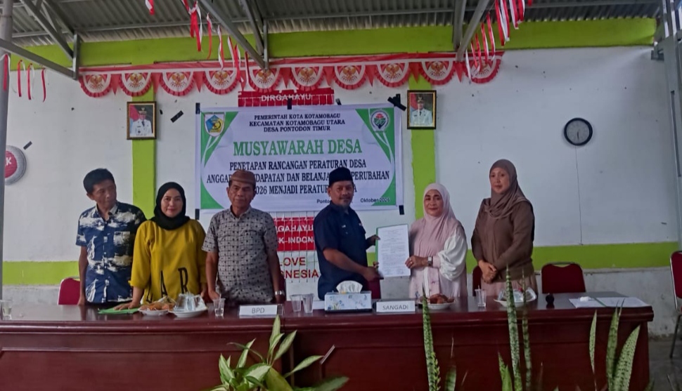 APBDes Perubahan Pontodon Timur 2026 Ditetapkan Lewat Musdes, Fokus Program Pembangunan dan Pelayanan Warga