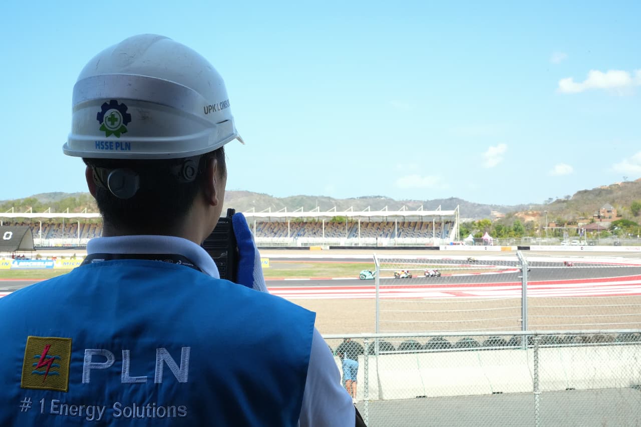 150 Personel PLN UIK Dwipantara Jaga Listrik MotoGP Mandalika 2026, Putra Lombok Tengah Ikut Siaga