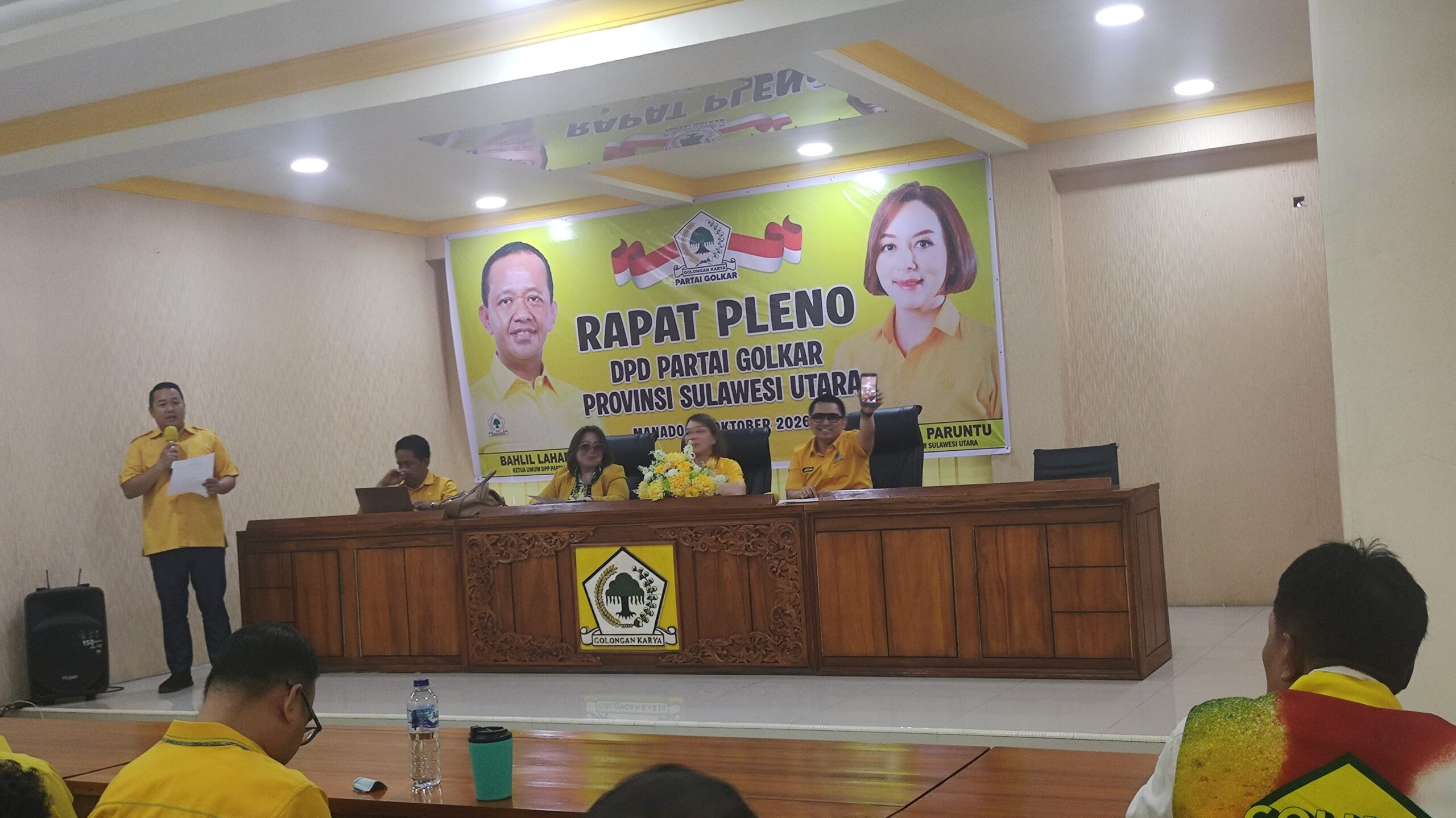 Ketua DPD Golkar Sulut Michaela Paruntu Pimpin Rapat Pleno Perdana, Prioritaskan Musda di 15 Kabupaten/Kota