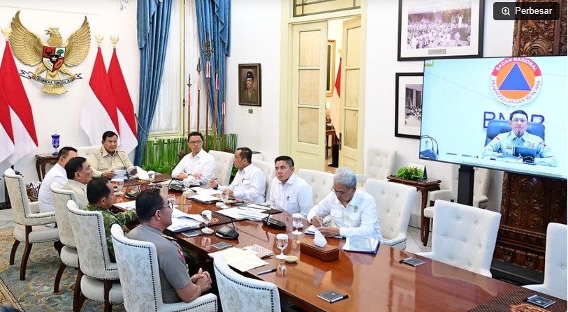 Presiden Prabowo Kirim 200 Pompa Air dan Rp 2 Miliar untuk Karhutla Tanjung Puting Kalteng