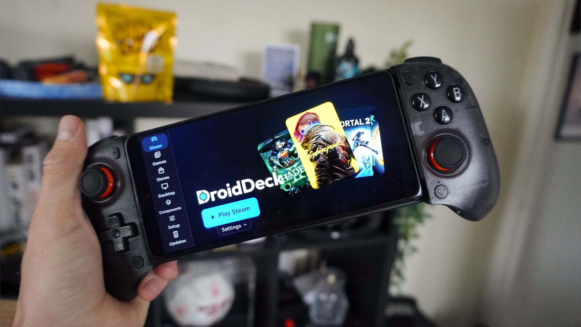 DroidDeck di Android: Main Game PC Steam Lokal di Chip Snapdragon