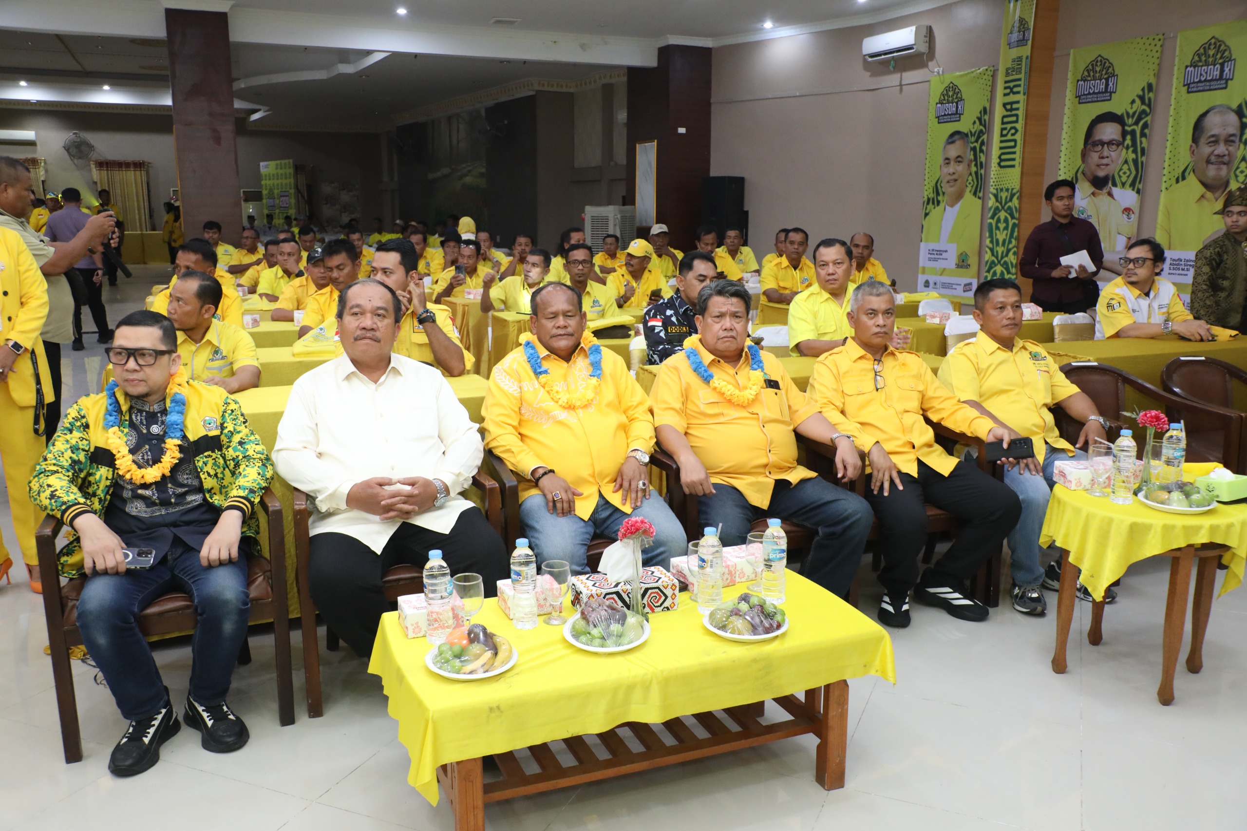 Bupati Asahan Hadiri Musda XI Golkar, Ahmad Doli Kurnia Sebut Asahan Penyumbang Suara Besar Pemilu 2024