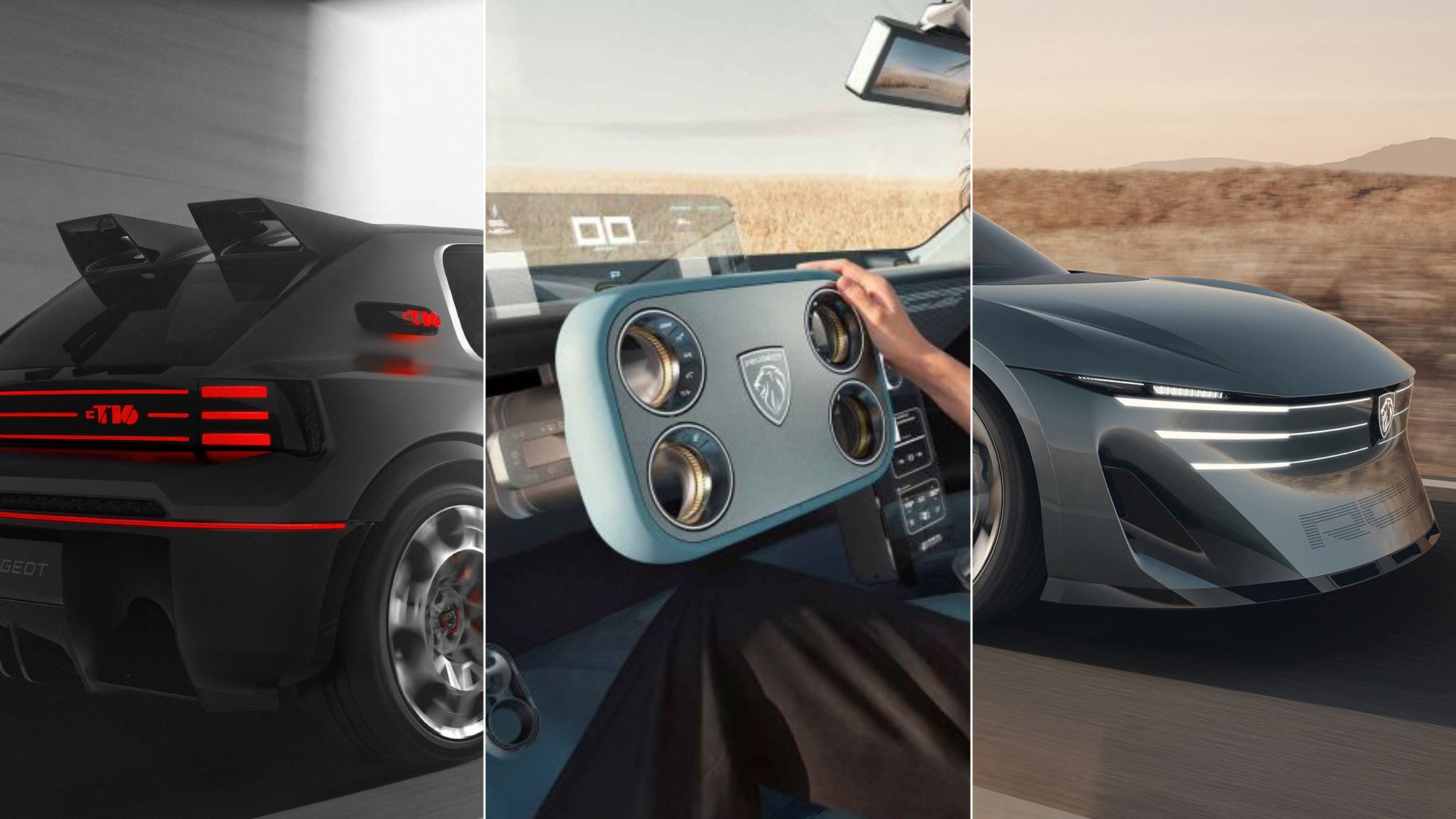 Peugeot Pamer RCZ Vision dan E-T16 Concept di Paris, Setir Hypersquare Jadi Sorotan