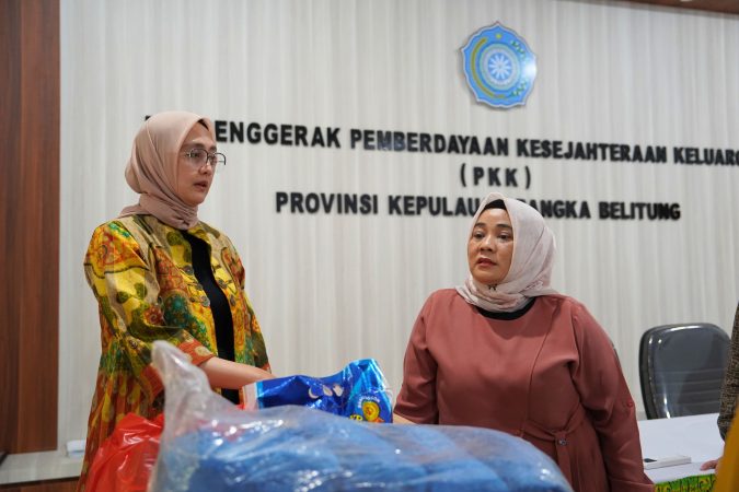 Ketua TP PKK Babel Noni Hidayat Arsani Apresiasi Donatur Korban Kebakaran Serdang, Bantuan Masih Terbuka