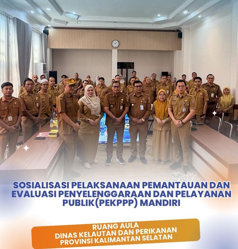 Dislautkan Kalsel Gelar PEKPPP Mandiri 2026, Evaluasi Kualitas Pelayanan Publik Sektor Kelautan dan Perikanan