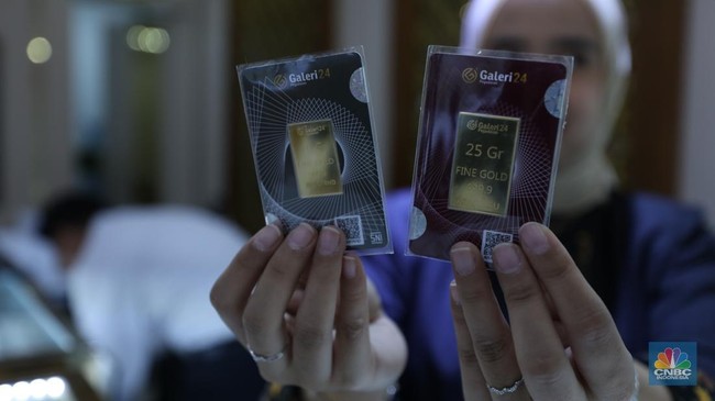 Harga Emas Galeri 24, Antam, UBS, dan Antam Retro Kompak Naik