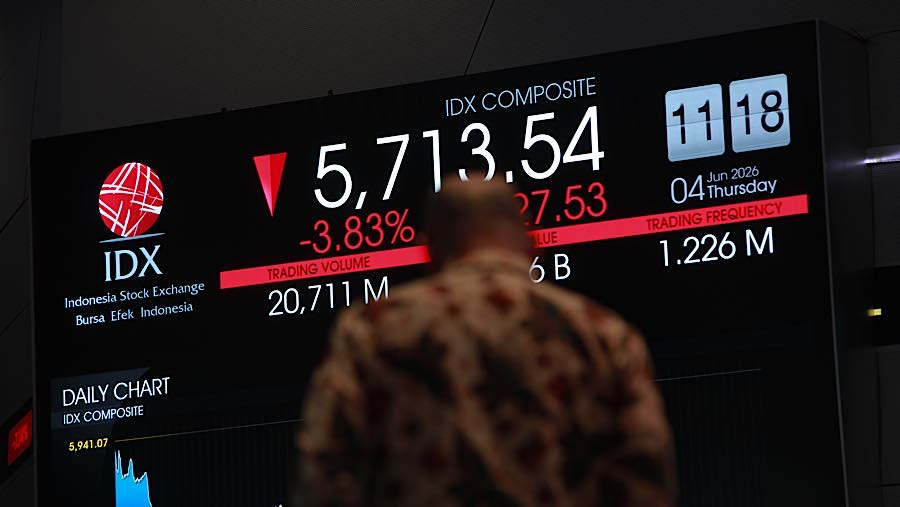 IHSG Ditutup Melemah 0,42% ke 5.911, Sektor Energi Jadi Penyelamat