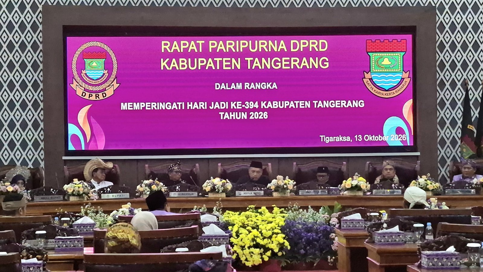 HUT ke-394 Kabupaten Tangerang, Ketua DPRD Sebut Ekonomi Tumbuh 5,67 Persen dan 306.000 Warga Terserap Kerja