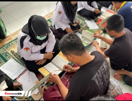 Rutan Mamuju Rutin Gelar Pengajian Al-Qur'an untuk Warga Binaan, Dibagi Dua Kategori Pembelajaran