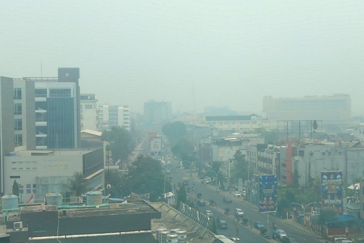 Kabut Asap Karhutla Sumsel Belum Mereda, ISPU Palembang, PALI, dan Prabumulih Masuk Kategori Berbahaya