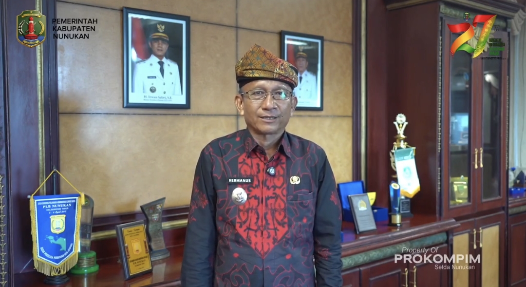 Wagub Nunukan Hermanus Ajak Warga Jaga Gotong Royong di HUT ke-27, Usung Tema Kreatif Berkarya