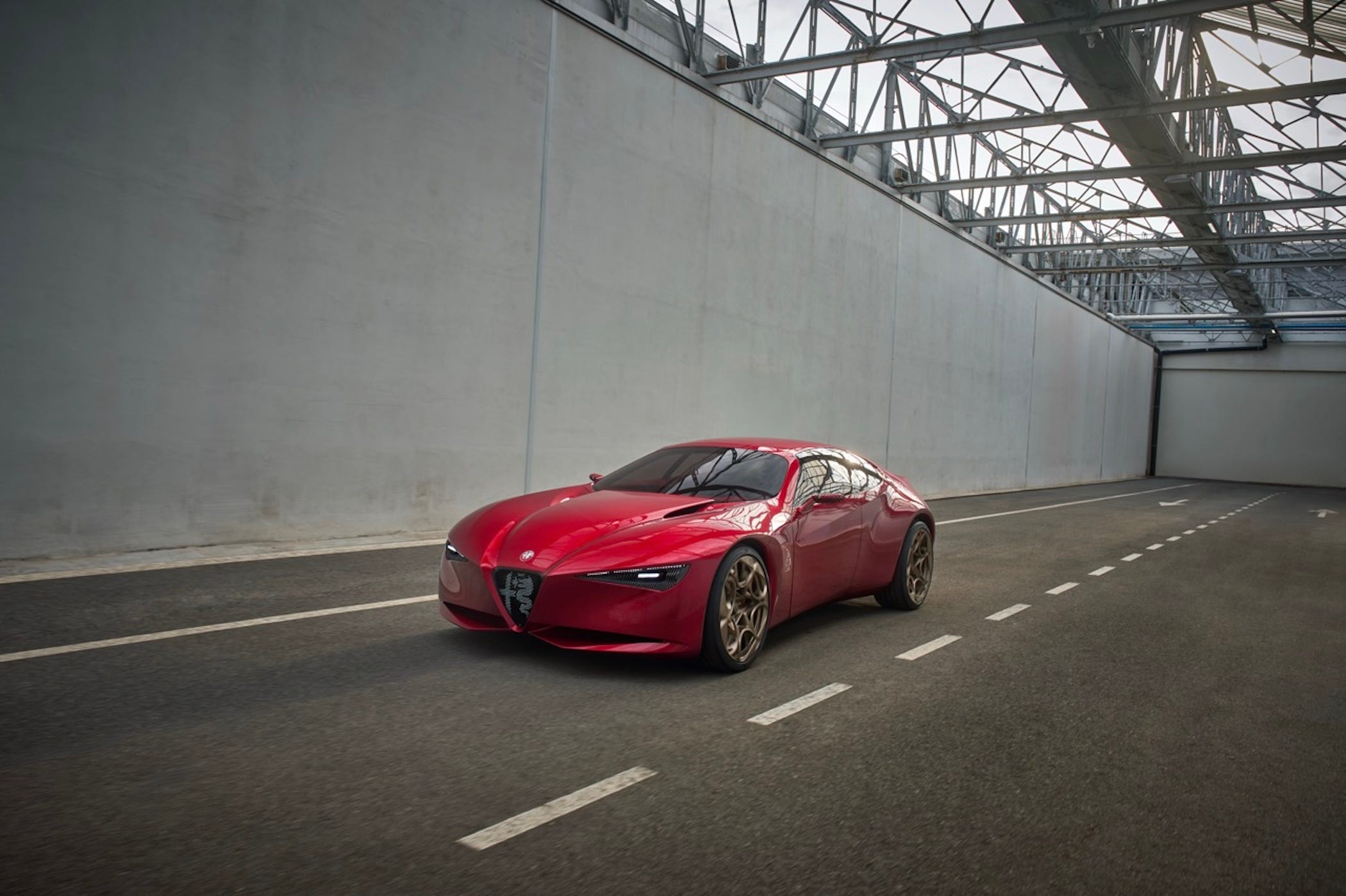 Alfa Romeo Cuorerosso Concept Meluncur, Isyarat Giulia Hybrid V-6