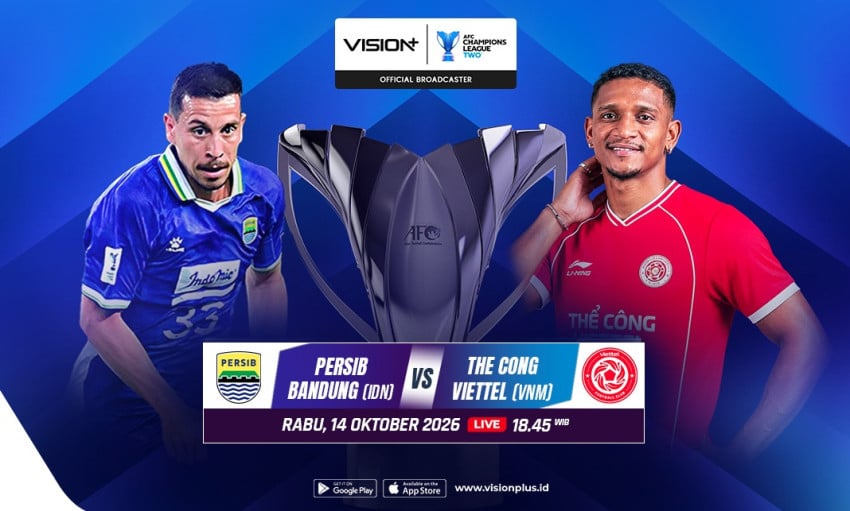 Jadwal Persib Bandung vs Viettel FC di AFC Champions League Two, Live di VISION+